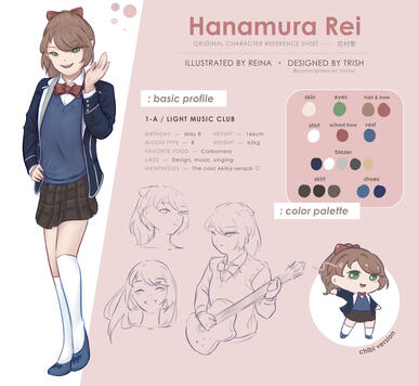 [Reference Sheet] Rei Hanamura