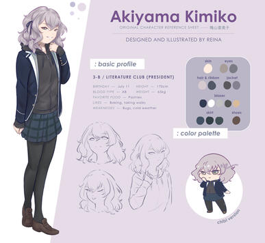 [Reference Sheet] Kimiko Akiyama